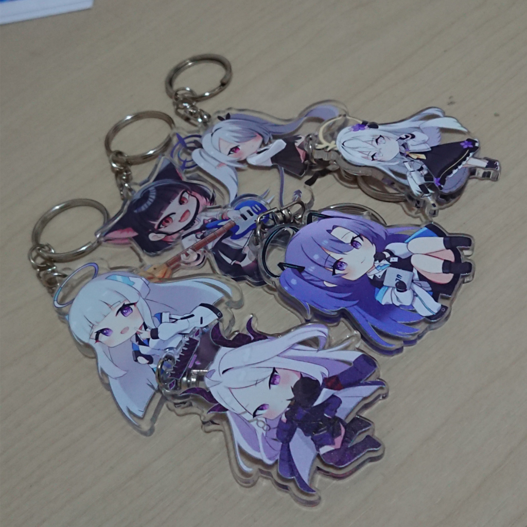 Gantungan Kunci Game Blue Archive - Keychain Game Blue Archive
