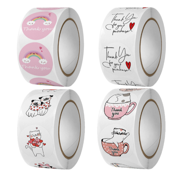 

Sticker Lucu Thank You Dan Selamat Menikmati 500 PCS Stiker Tempel Ucapan Terima Kasih ST001