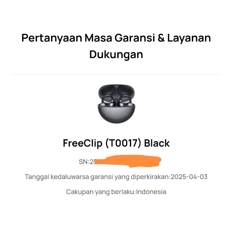 Huawei Freeclip Second