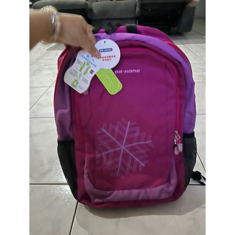TAS RANSEL SEKOLAH DR KONG warna pink NEW