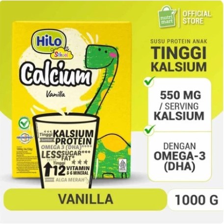

HiLo School Vanilla 1000g - Susu Tinggi Kalsium