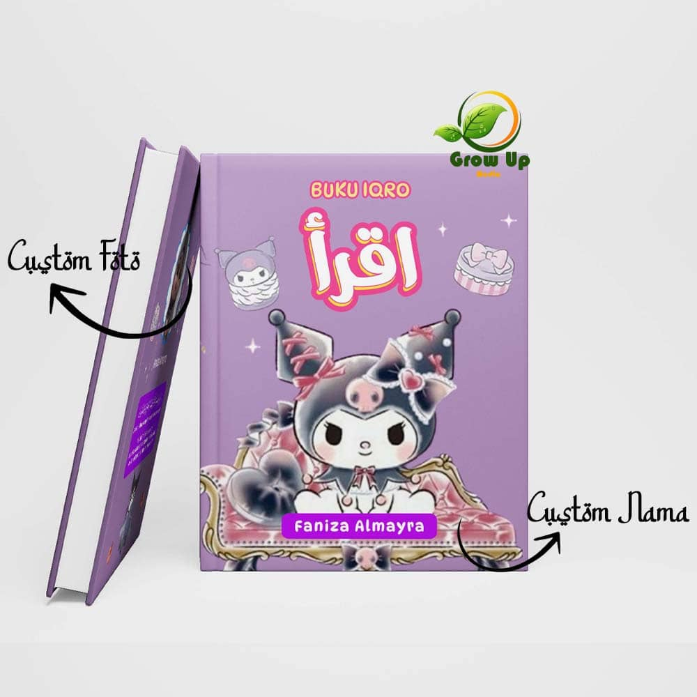 Iqra Custom Nama Dan Foto Desain Cover Iqro Warna