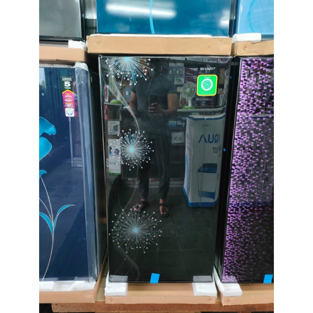 Kulkas Sharp 1 Pintu 166 Liter SJX 187