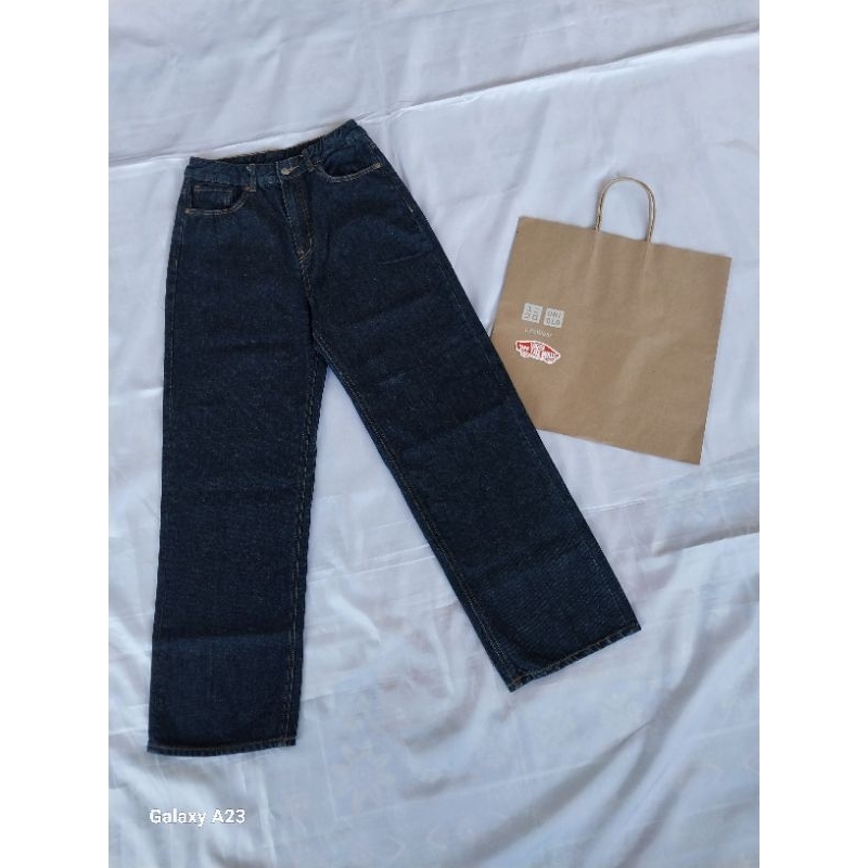 SPAO JPN PREMIUM INDIGO LOOSE-FIT DENIM