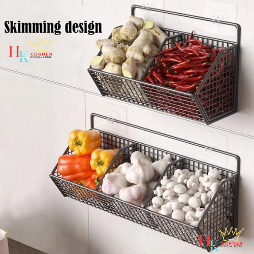 HK Rak Bumbu Dapur Tempat Penyimpan Bawang Dan Cabe