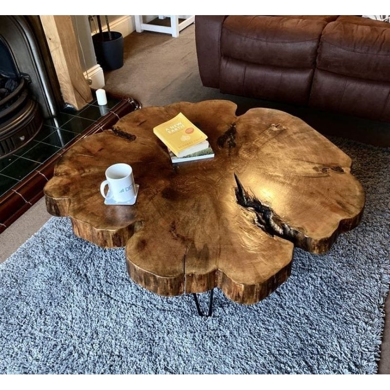 Top Table Akar Kayu Jati Perhutani