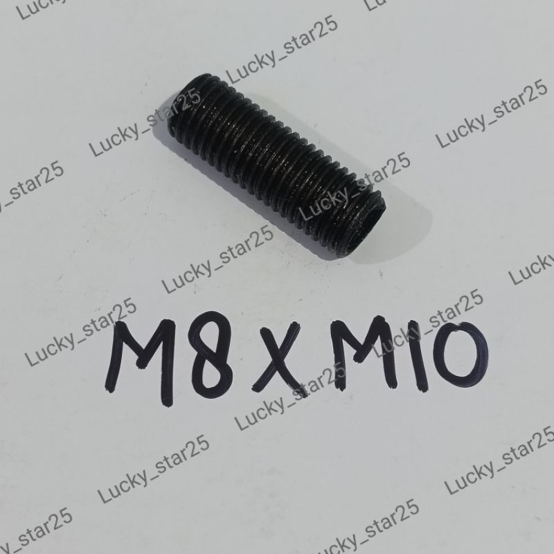 Paket 1 Pcs Sok Drat / Per Bos-an Drat Dalam 12 Drat Luar 14 (M8 x M10)