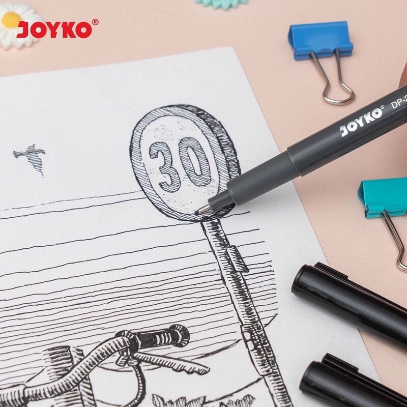 

1 Pcs!! DRAWING PEN JOYKO DP-298 SERIES 0.1 - BR