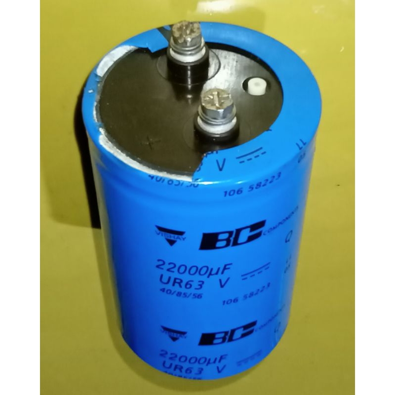 elco 63V 22000uf T 10.5cm D 6.5cm