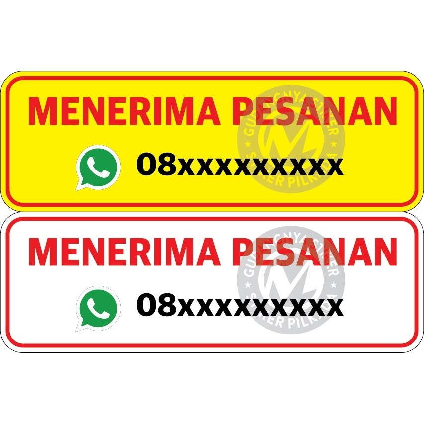 

STIKER VINYL MENERIMA PESANAN CUSTOM (DIJUAL SATUAN)