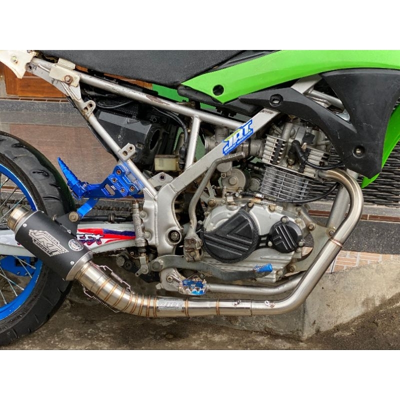 pipa header leher knalpot kolong crf .KLX old .KLX new inlet 50mm