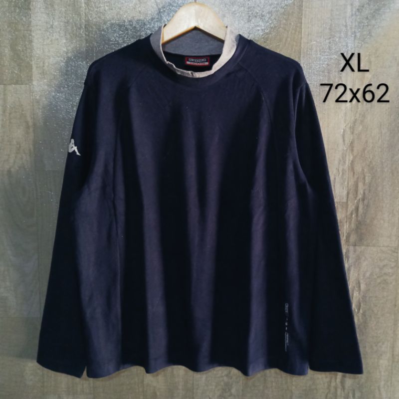 Kaos Panjang Kappa Turtle Neck Second Original 100%