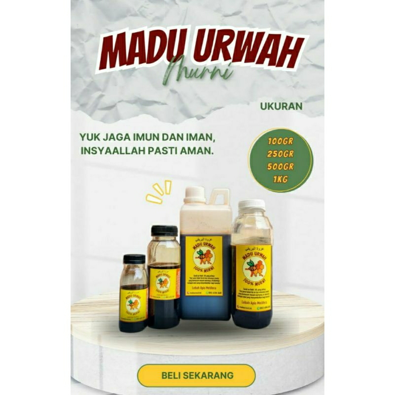 

MADU ASLI 100% MURNI HUTAN SIAK UKURAN 1kg. MADU URWAH