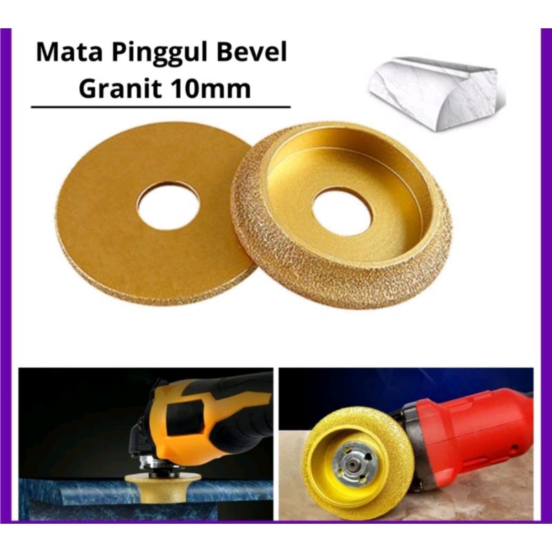 mata grinda mata pinggul bevel granit 10mm