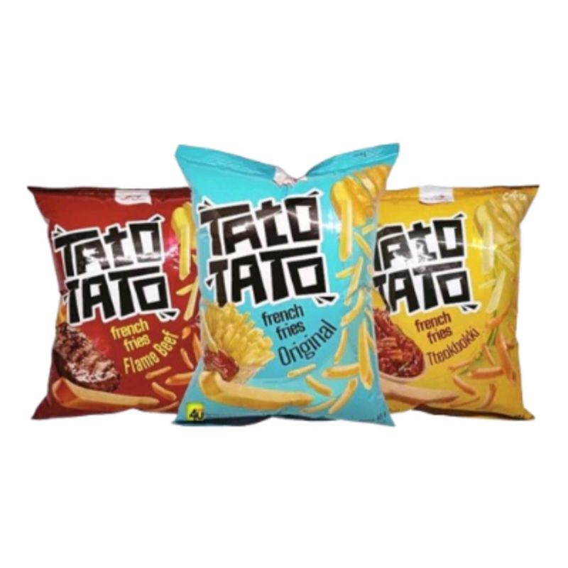 

Dua Kelinci Tato Tato Snack Kentang Original • Flame Beef 65 g