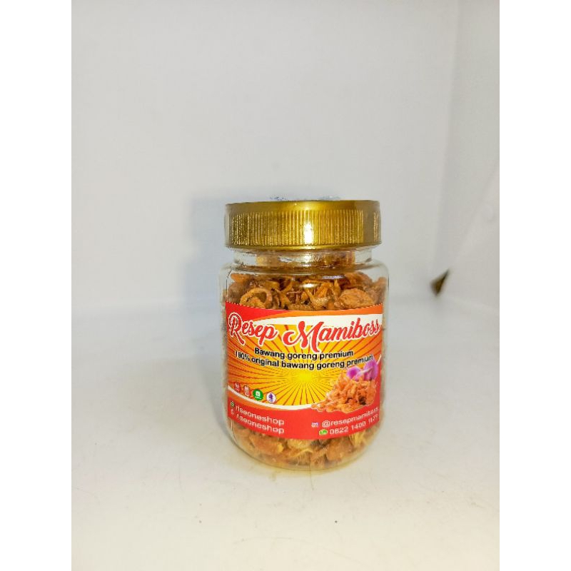 

Bawang Goreng Resep Mamiboss Premium Homemade Murni 50 gram