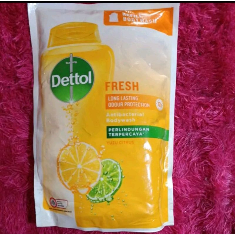 Dettol Bodywash Fresh kemasan 370g free 100g