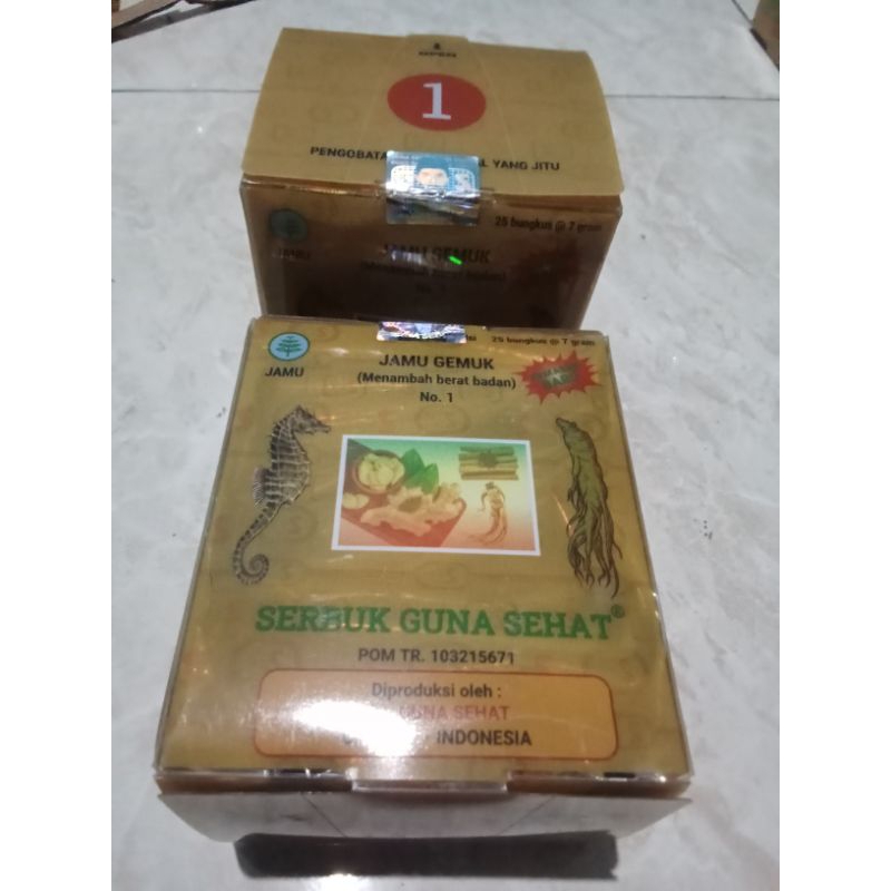 

GS ( Guna sehat ) kemasan mika no 1 gemuk badan serbuk