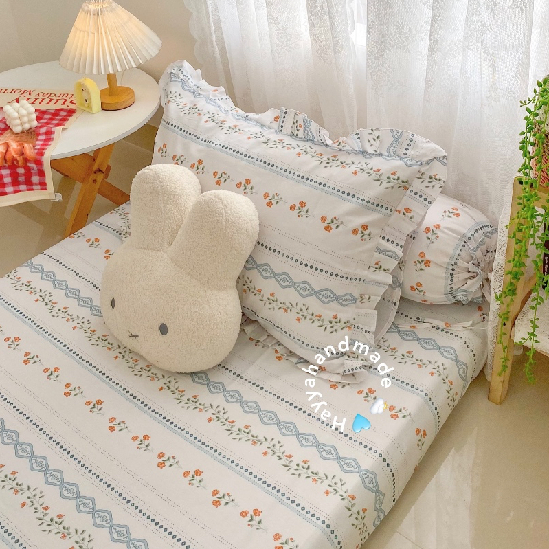 [hayyahandmade] sprei motif bunga aeshtetic | sprei coquette