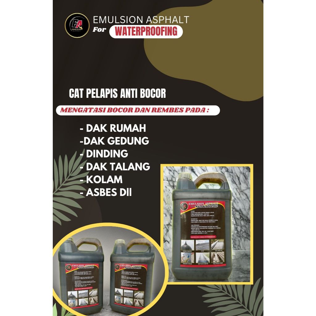 Aspal cair 25kg anti rembes dan bocor