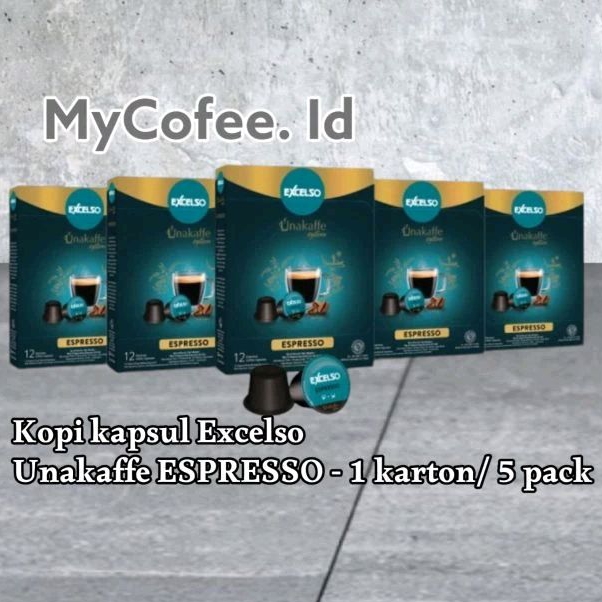

Excelso Unakaffe Kopi Kapsul Espresso- 5pack