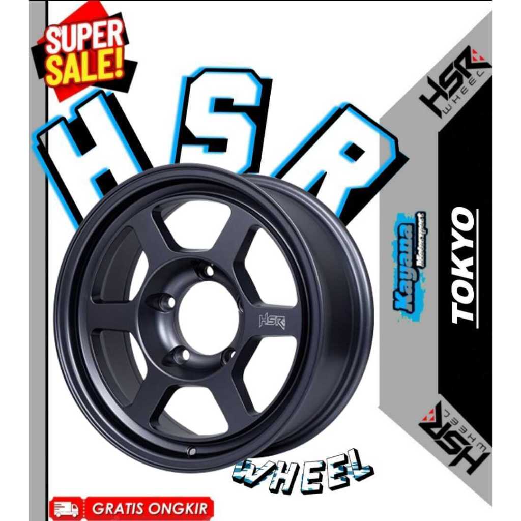 Velg Mobil Jimny 2024 JB74 Katana Escudo R16 Ring 16 Hsr Tokyo Ring 16 TE37