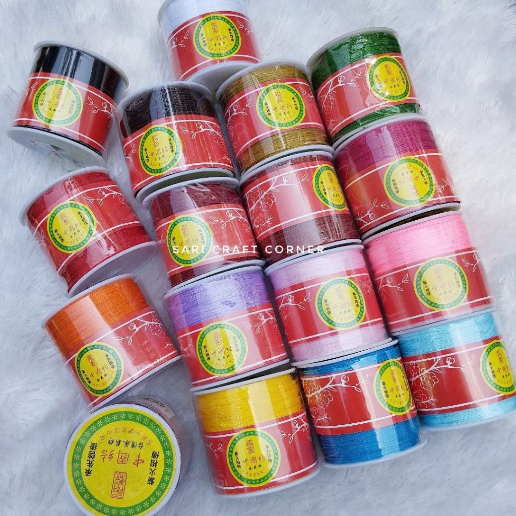 Per ROL - Tali Giok Kur 1mm 0.8 - Tali Simpul HP Macrame - Knot Cords