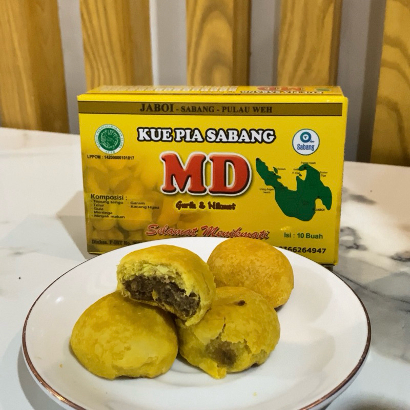 

Bakpia MD Sabang/ kue pia kacang hijau / oleh oleh kota sabang
