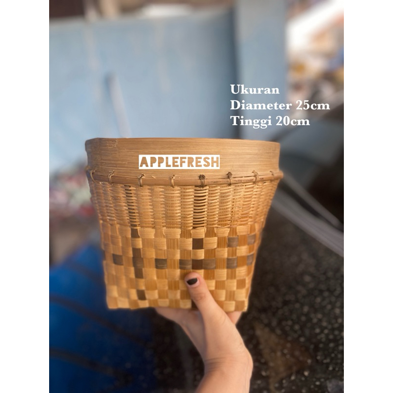 Jual rinjing bambu murah D 25cm|Senik bambu murah|Harga rinjing bambu