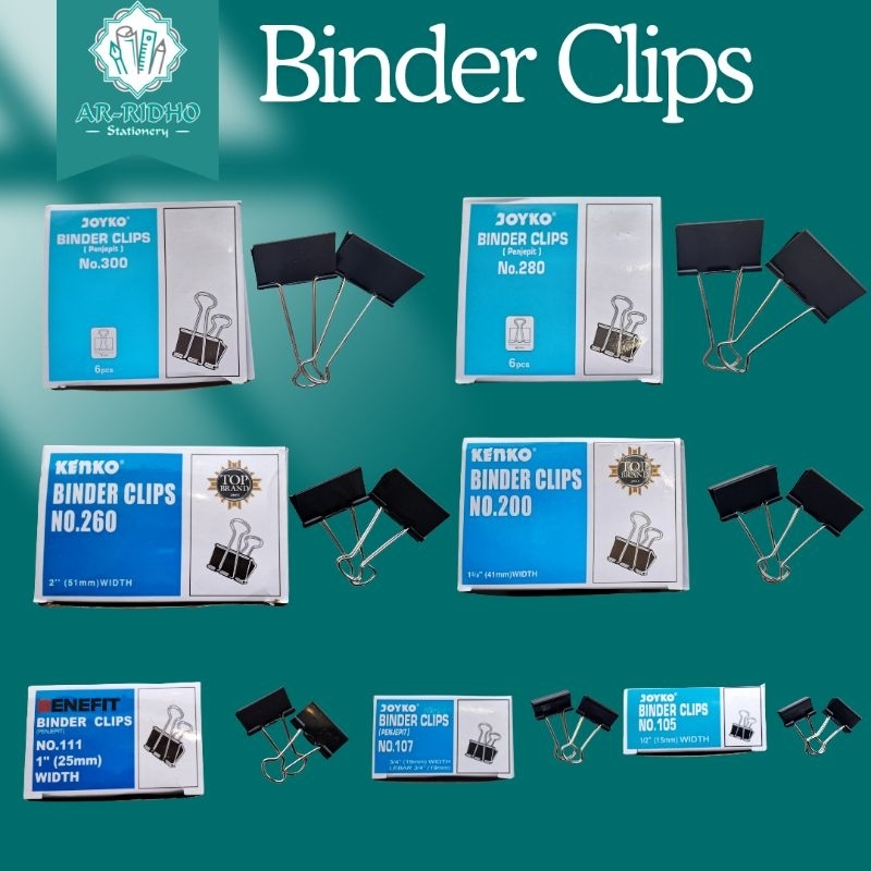 

Binder Clip Joyko 1/2 Inch (15mm) No 105