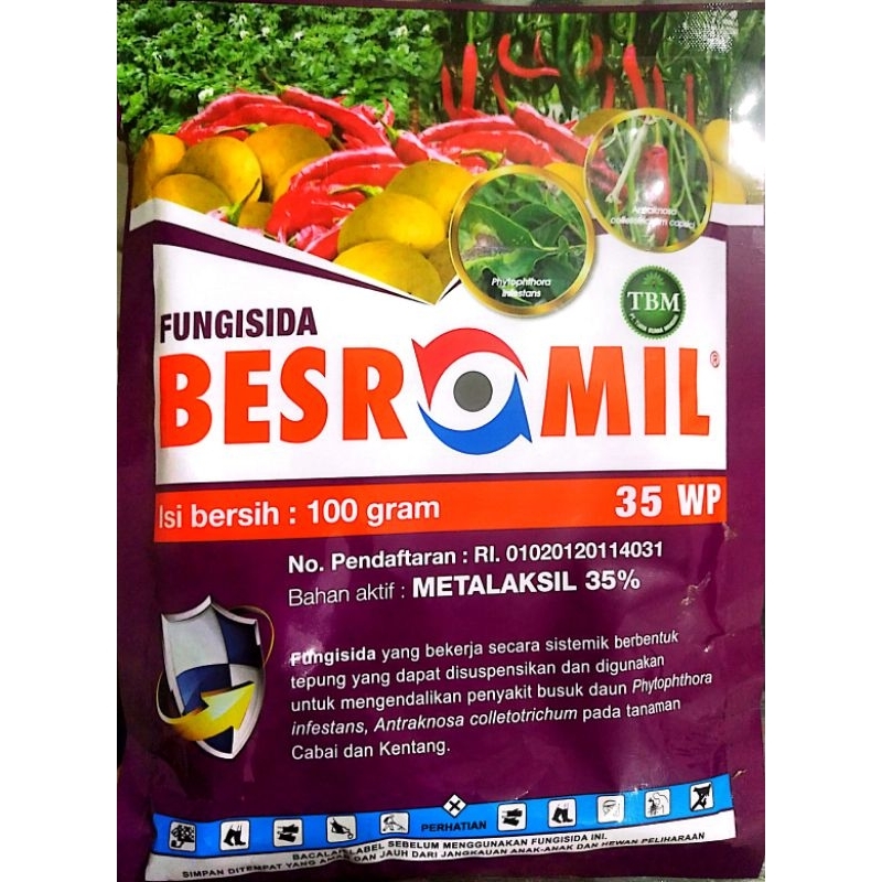 Fungisida Besromil Obat Busuk Buah, busuk batang