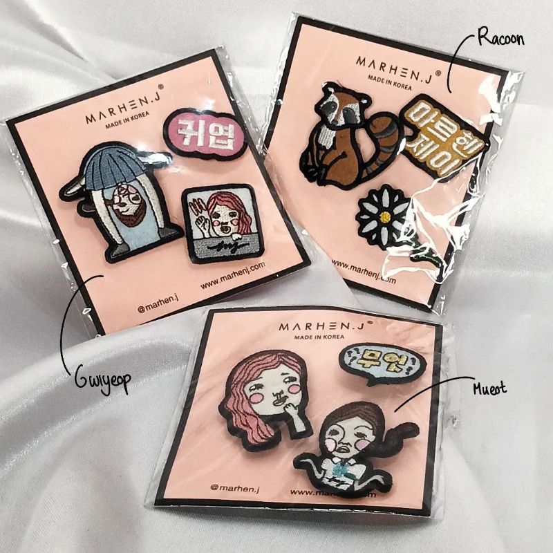 [ READY STOCK ] 3set Wappen Bag