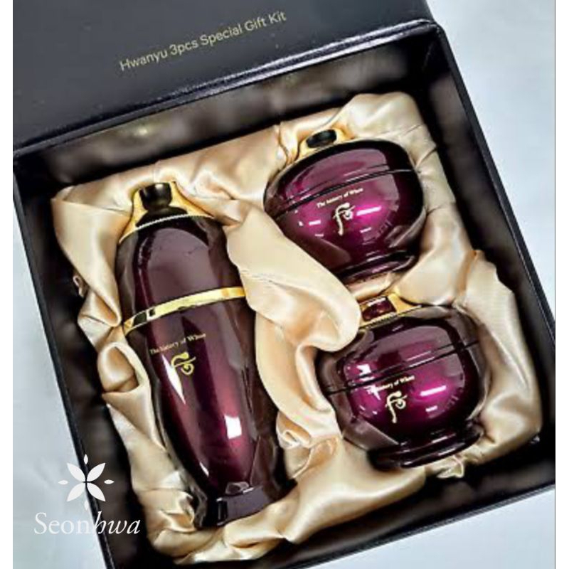 The History of Whoo Hwanyu Special 3 pcs Gift Kit .