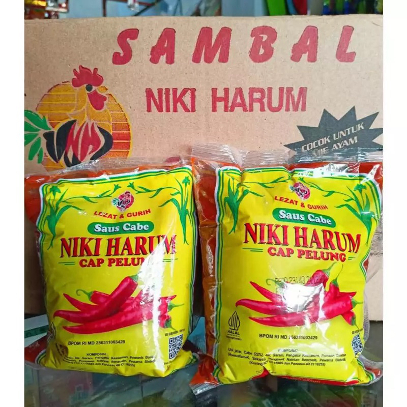 

saos sambal niki harum 600ml