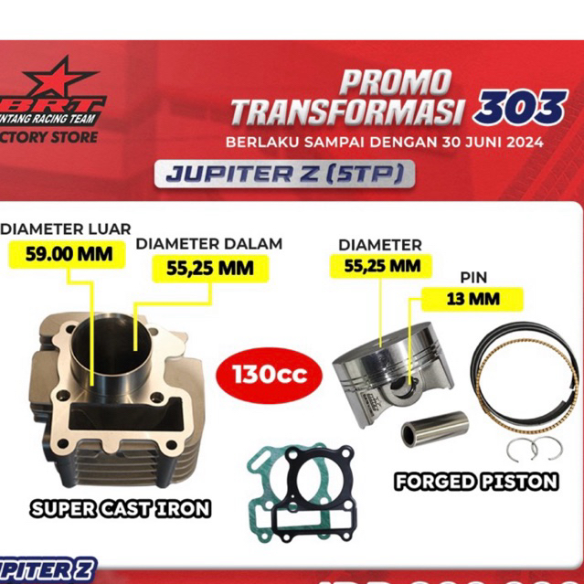 Blok piston jupiter z BRT