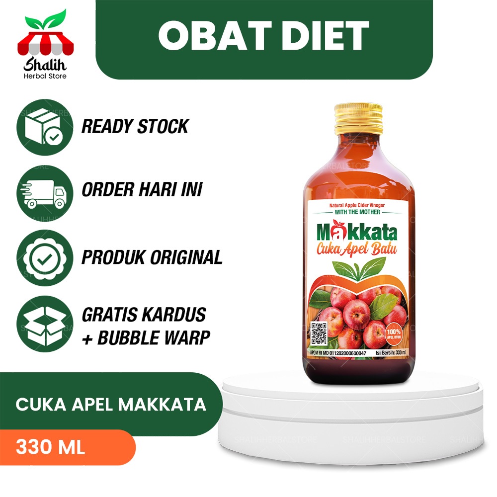 

CUKA APEL MAKKATA Original Untuk Kesehatan Vinegar With Mother Organik OBAT DIET Pria Dan Wanita