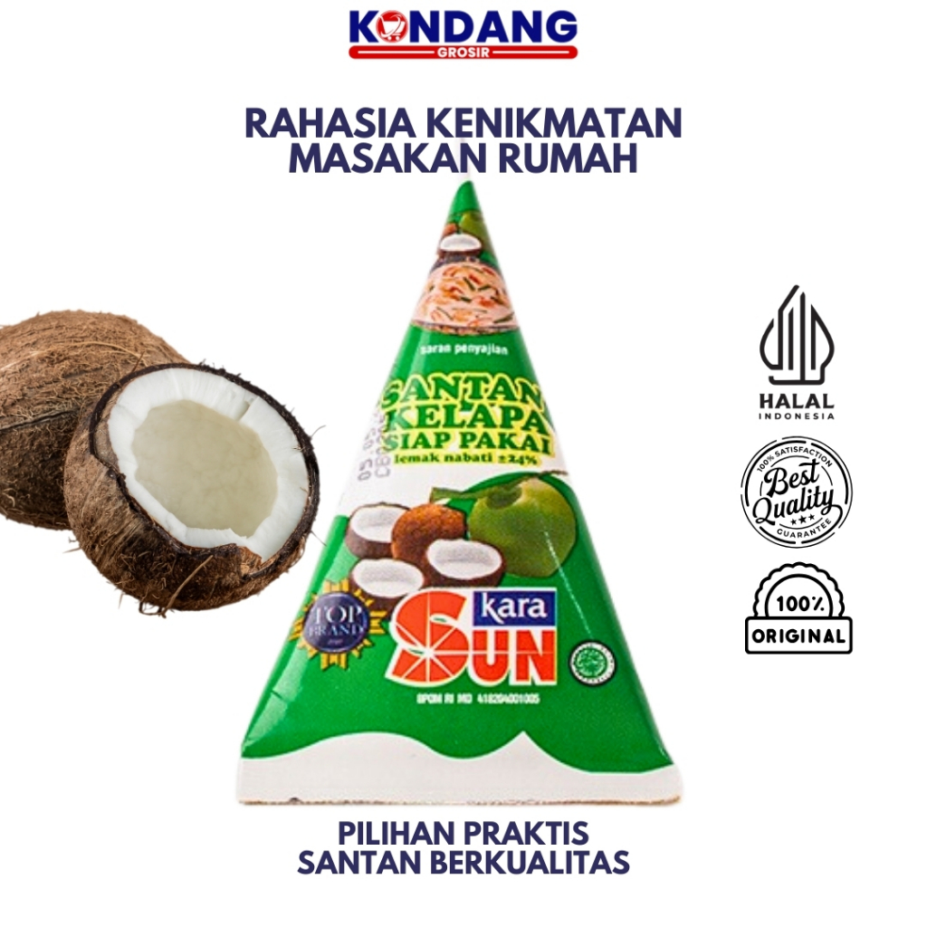 

KARA Santan Kelapa UHT 65 ml - Santan Kelapa Aseptik Praktis & Higienis