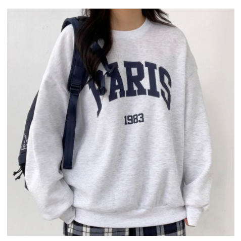 ( S - 6XL ) Sweater PARIS 1993 Korean Street Style Big Size Oversize L XL XXL 2XL 3XL 4XL 5XL 6L Cre