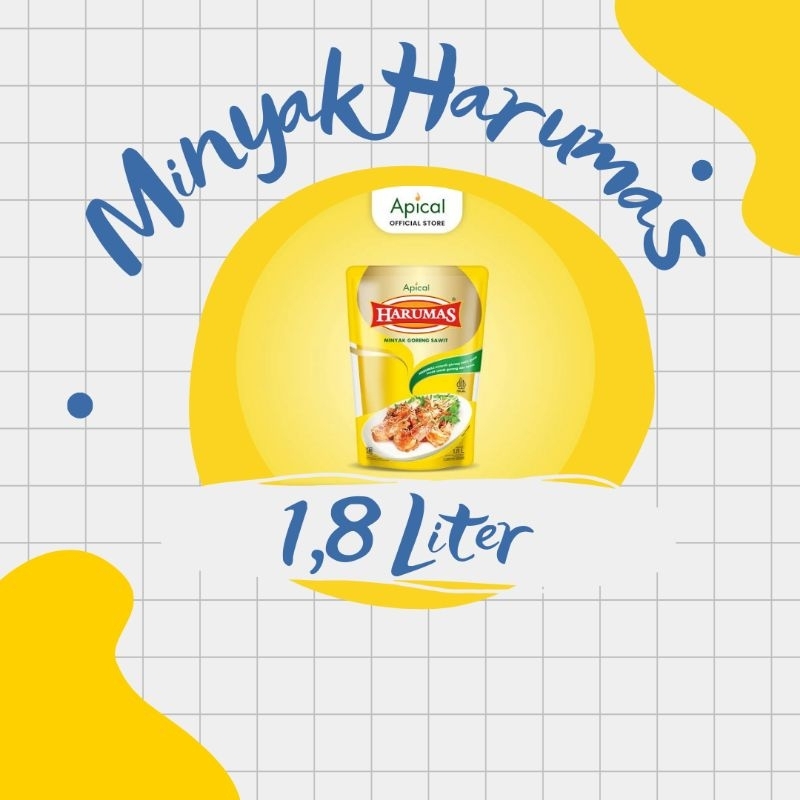 

Minyak Goreng Harumas 1,8 Liter - Minyak Goreng Pouch Harumas 1,8L Murah