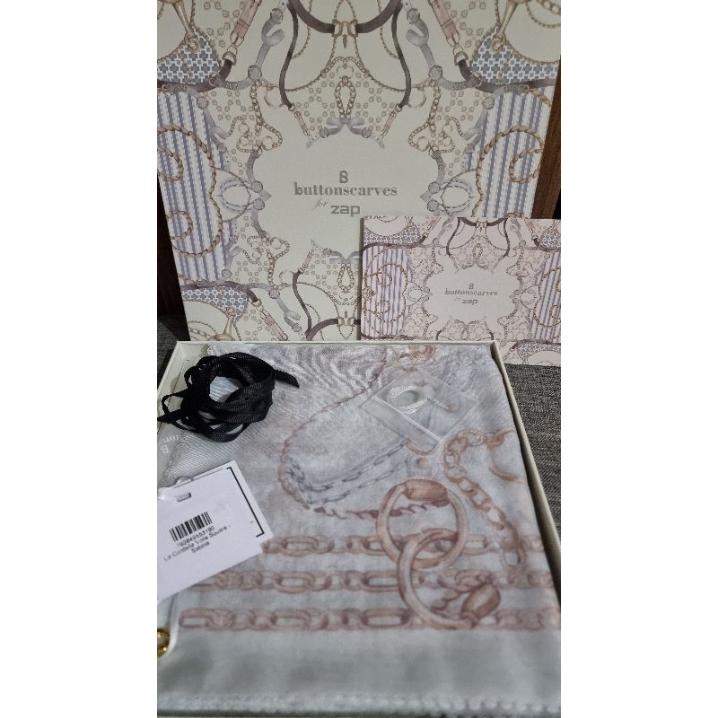 ‼️split lebih murah‼️buttonscarves for zap