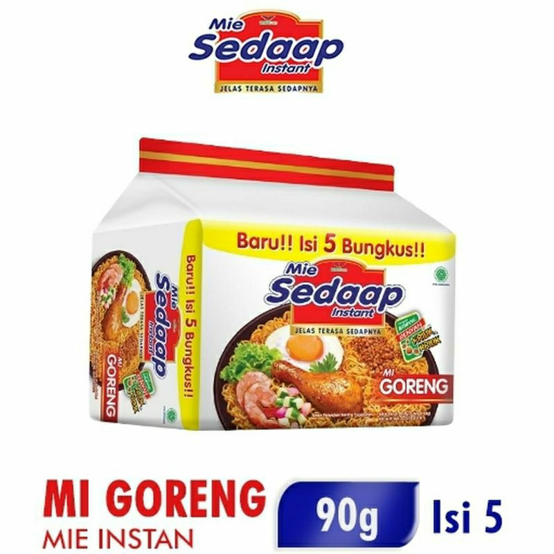 

Sedaap mie goreng 5x75g