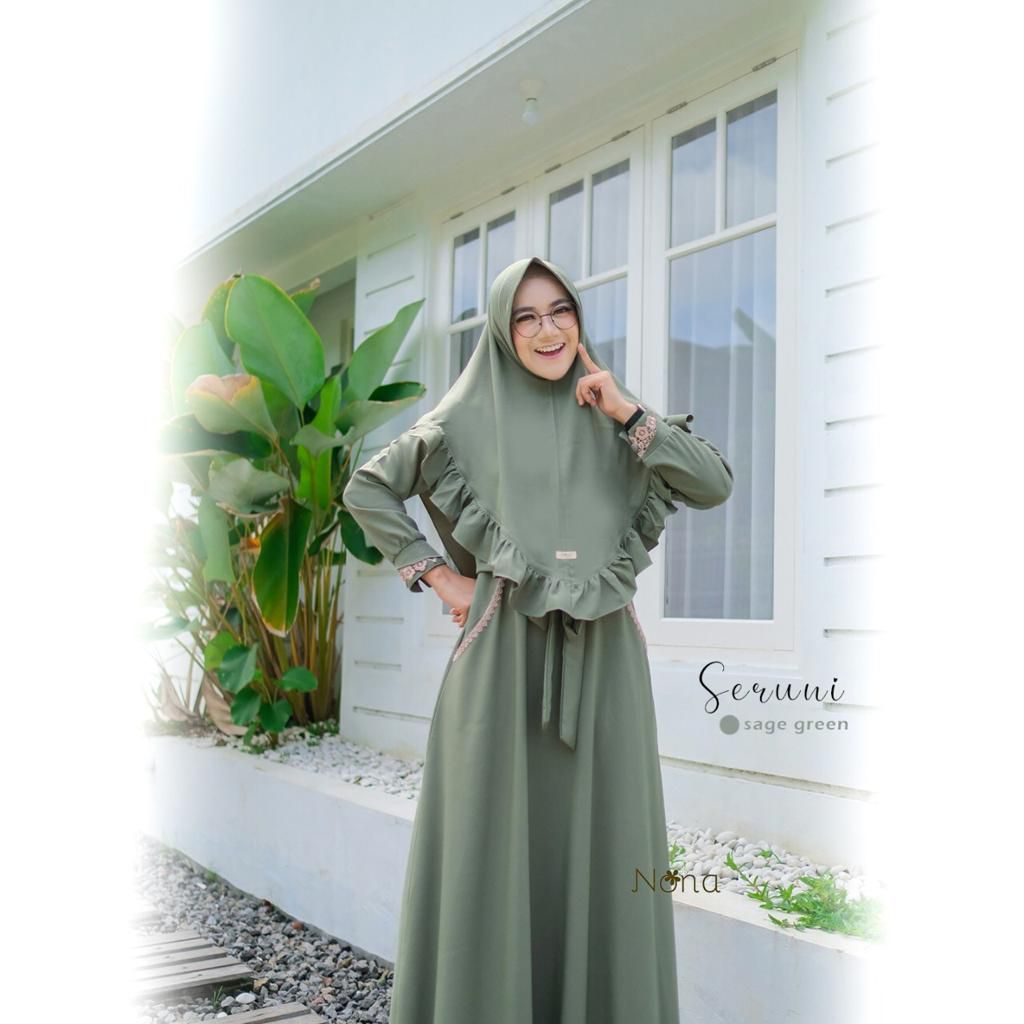 SERUNI DRESS/SERUNI DRSS BY NONA BOUTIQUE/DRESS KAJIAN/DRES DEWASA