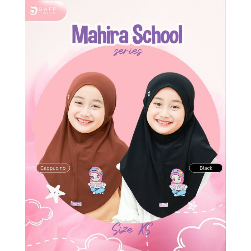 [NURHAWA] MAHIRA KIDS BY DAFFI HIJAB JILBAB BERGO ANAK SEKOLAH TK SD PREMIUM