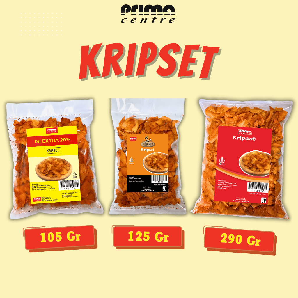 

KRIPSET 105gr / 125gr/ 250gr + 40gr / KERIPIK SINGKONG KRIWIL PEDAS SUKABUMI