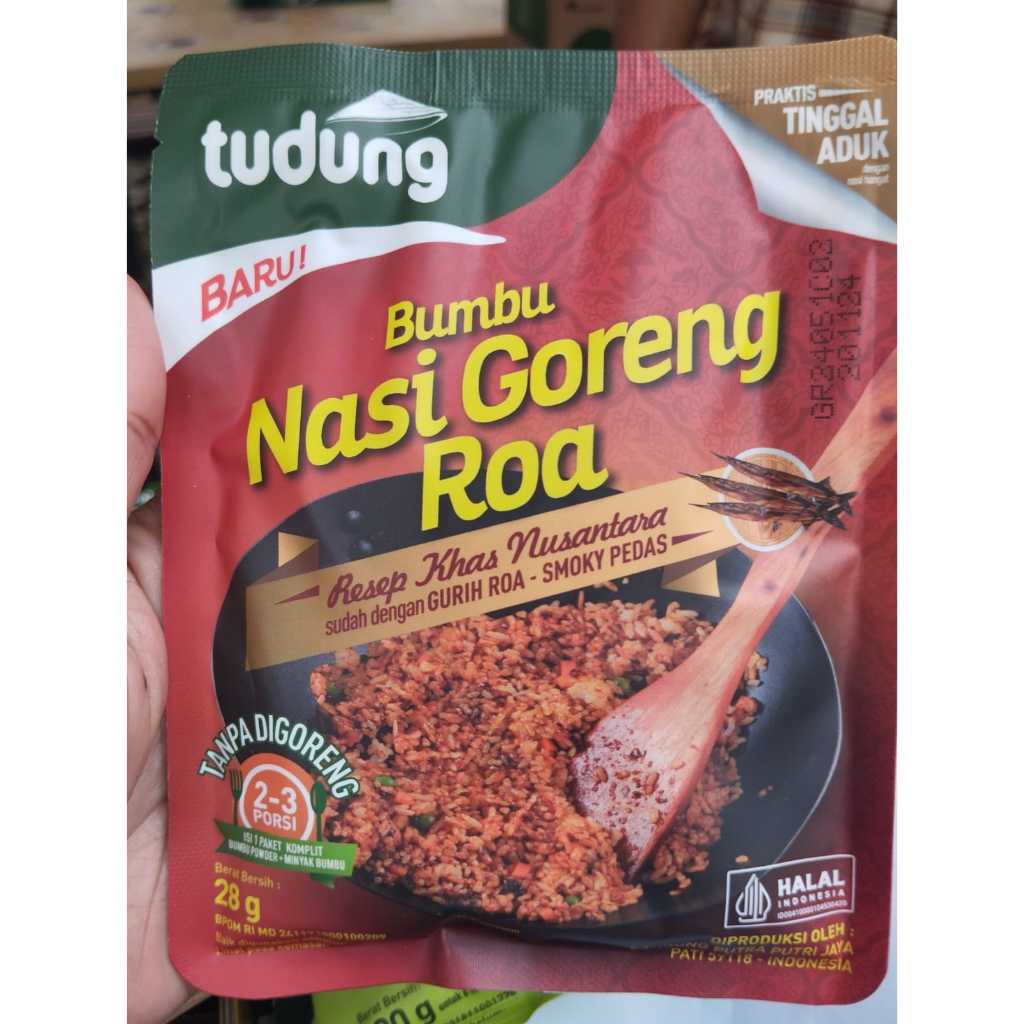 

Tudung Bumbu Nasi Goreng Roa 28gr Instant