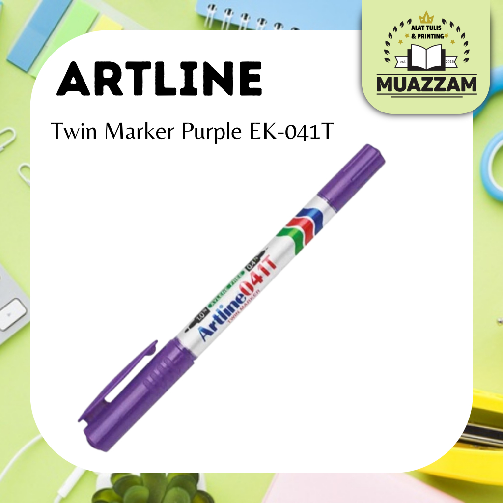 

Artline Twin Marker Purple EK-041T