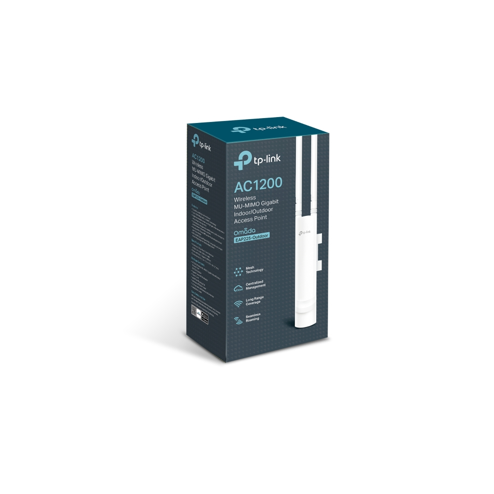 TP-Link EAP225-OUTDOOR AC1200 Wireless MU-MIMO Gigabit Indoor/Outdoor