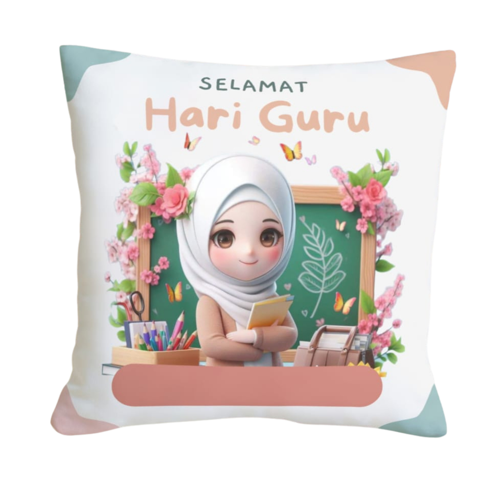 SOUVENIR BANTAL SELAMAT HARI GURU / KADO HARI GURU / SOUVENIR HARI GURU / BANTAL GURU