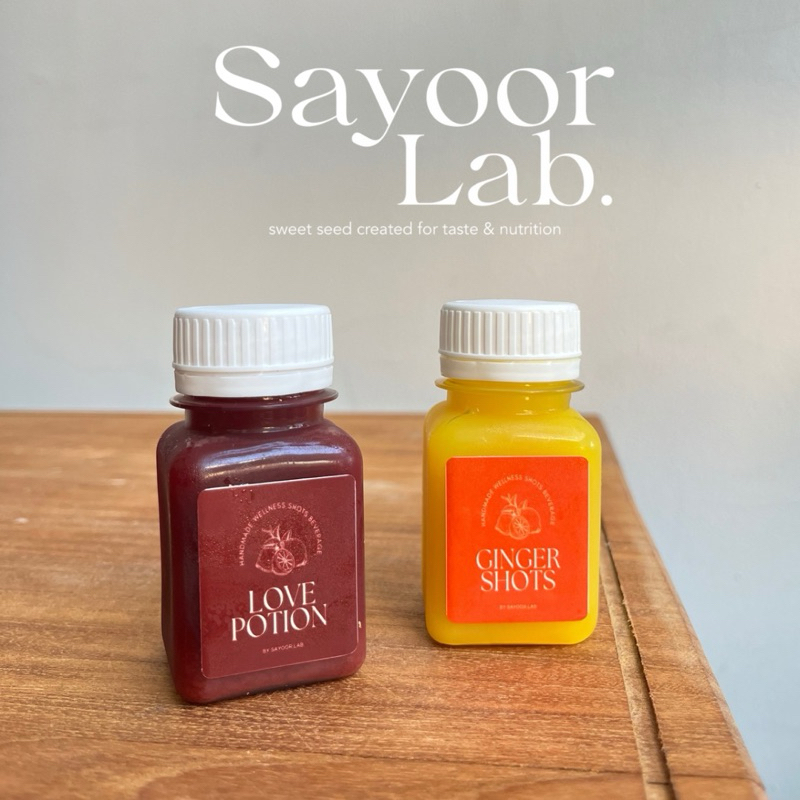 

Wellness Shot by Sayoorlab (GINGER SHOT dan BEET SHOT)