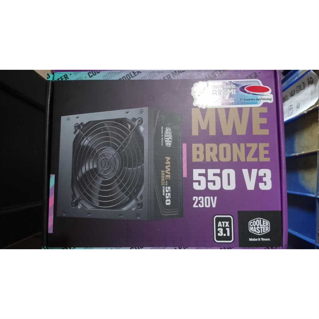 PSU Cooler Master MWE 550 V3 Bronze - MWE 550W 80+ BRONZE